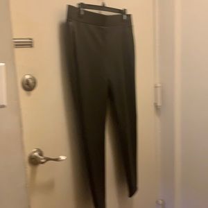 Imitation leather pants